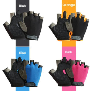 Cycling Half-Finger Gloves: Breathable, Non-Slip Fingerless Sport Gloves – Unisex Tactical Equipment for Biking