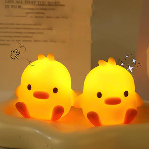 🦆 Duck Night Light | Cute Cartoon Animal Bedroom Decoration | Perfect Christmas Gift for Kids & Bedside Sleeping Lamp