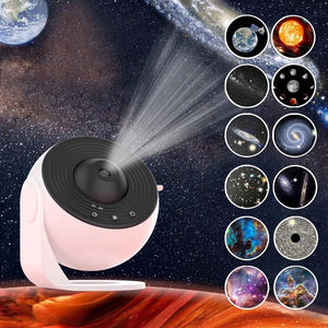 🌌 LED Night Light Galaxy Projector | 360° Rotate Planetarium Starry Sky Lamp | Perfect Room Decoration & Gift for Kids