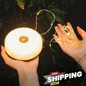 🌟 LED Camping Lamp Strip | 10M Waterproof Recyclable Light Belt | Outdoor Garden Decoration for Tent & Room