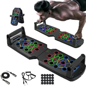 Push-Up Master: Portable, Foldable Multifunctional Push-Up Board for Chest, Abs, Arms, and Back Training